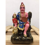 Terbaik patung dewa rupang dewa chi kung ci kung kayu 12 inch