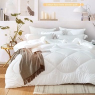 Thick White Duvet Filler Comforter Hotel Kumot queen Comforter single double thick comforter