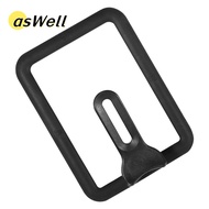 ASWELL Pot Cover, Rectangle Silicone Edge Skillet Lid, Replacement 13 * 18cm/15 * 18cm Visible Thick