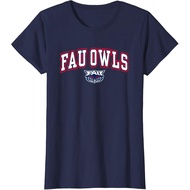 Florida Atlantic Owls Women's T-Shirt Navy Blue