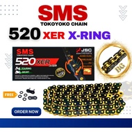 520 SMS CHAIN ORING CHAIN GOLD CHAIN PIN HTM YAMAHA HONDA KAWASAKI BENELLI SYM KTN KTM RIVET CLIP CH