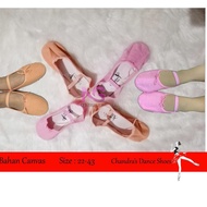 Canvas ballet shoes / ballet shoes / candra's dance shoes / canvas shoes / ballet chandra shoes