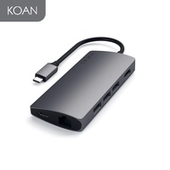 ฮับเชื่อมต่อ Satechi TYPE-C Multi-Port Adapter 4K Ethernet v2- Space Gray