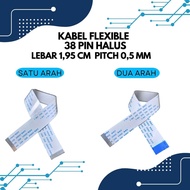 Flexible CABLE 38 Pin SMOOTH 0.5 mm WIDTH 1.9 CM LENGTH 5.5 CM TO 30 CM ONE WAY AND TWO DIRECTION