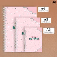 "GIRLYBe, PINKYBe" NOTEBOOK NOTEBOOK/ BEAUTIFUL CUTE DIARY BOOK/ A4/ A5/ A6/
