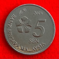 Malaysian Coins​​ Malaysia 5 sen 2016 Foreign Coins