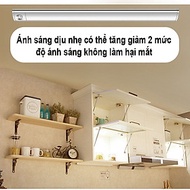 Đèn Led Tủ Bếp Cảm Ứng Vỏ Nhôm Cao Cấp Dùng Pin Sạc HM-AL