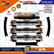 MESIN [ENGINE] INDONESIAN TRAIN TOY CC206 LIVERY HUT KAI 78 HANDMADE by PSTRAINS