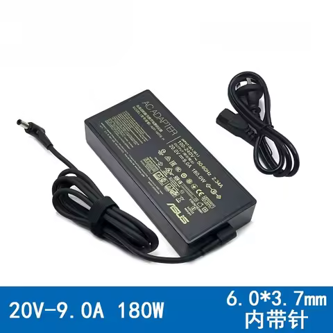 180W 20V 9A 6.0x3.7mm AC Adapter For Asus ROG Zephyrus GA502DU GA502D GA502IU GA401 F15 F17 FX505D L