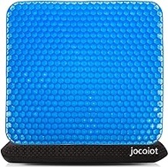 jocoiot 2024 New Large Gel Seat Cushion, Honeycomb Design Double Thick Gel Cushion with Relieving Back Coccyx Pain Pressure, for Car Office Home Wheelchair&amp;Chair