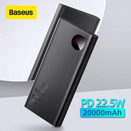 Baseus 22.5W Power Bank 20000mAh Portable Fast Charging Powerbank Type C PD Qucik Charge Poverbank E