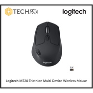 Logitech M720 Triathlon Multi-Device Bluetooth Wireless Mouse With Logitech Flow Technology