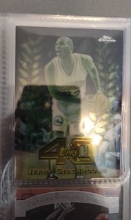 Topps chrome ,topps40 , Jerry Stackhouse