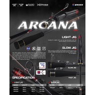 IROLY ARCANA LIGHT JIGGING SOLID CARBON FUJI ROD GUIDERing