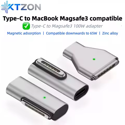USB C to Magnetic 3 140W Charging Adapter Compatible with MacBook Pro 2023(M2,14/16 inch),Air 2022(M