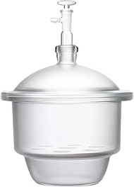 Lab Glass Desiccators with Porcelain,Glass Material Resistant to Acid and Alkali Corrosion,Dessicato