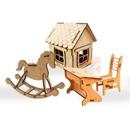 3D Wooden Puzzle | DIY Puzzle Educational Toys for Children | 3D Puzzle wooden pazel house | Creativ