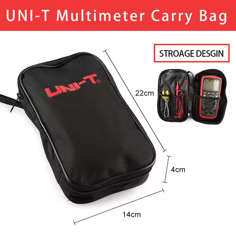 UNI-T Black Canvas Bag for UNI-T Series Digital Multimeter ,also Suit for The Other Brands Multimete