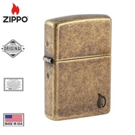 Zippo Armor® Antique Brass Flame Design