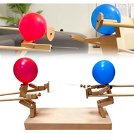 2026 New Bamboo Man Battle丨Handmade Wooden Fencing Puppets丨Battle Bots丨 Wooden Bots Battle Game for 