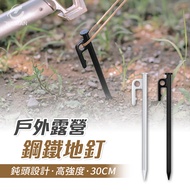 30CM High-Strength Steel Ground Nail|Campground Nails|Camp Nail|Tent Nails|Sky Curtain Nail|Steel Bl