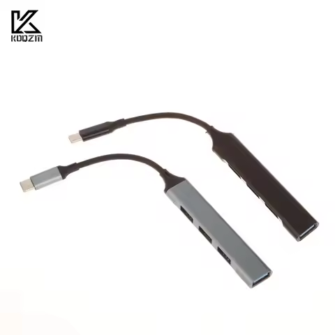 PC Computer Accessories USB 3.0 Hub USB Hub 4 Port High Speed Type C Splitter 5Gbps Multiport HUB 4 