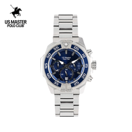 [สินค้าใหม่] USM-DH08 นาฬิกาข้อมือ สายสแตนเลส จับเวลาได้ ประกัน 1 ปี แบรนด์ US MASTERS POLO CLUB