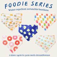 Pet Scrunchie Bandana Snack Time (Water-Repellent)