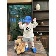 Super Cute Dalmatian Dog Children's Long-Sleeved Shirt