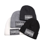 Parental Advisory Explicit Knit Beanie Hat for Men Women High Quality Cotton Fisherman Hat Bonet Cap