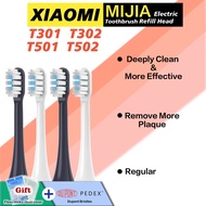 T301/T302 3 Pcs Toothbrush Head For Xiaomi Mijia T301/T302 Replacement Brush Heads with Xiao mi Miji