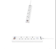 Philips飛利浦 CHP8233WB 30GAN 3USB 3插座總開關 3米拖板