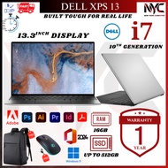 Dell XPS 13 i5/i7 5th/7th/8th/10th Gen 8GB RAM 512GB SSD FHD Win11 Ultrabook 1 Year Warranty