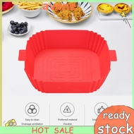 Silicone Air Fryers Oven Baking Tray Non-stick Disk Square for Home Kitchen Tool