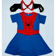 spider girl costume for kids 2yrs to 8yrs