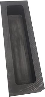 LLF Gold Silver Graphite Ingot Mold Mould Crucible for Melting Casting Refining (160x50x38MM(2kg Gol