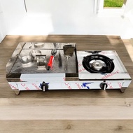 BURGER GRILL WITH STOVE