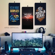 161-180 MOTIVATIONAL WORK QUOTES ROOM DISPLAY 15X30 R6E3U/MAX9Y / ENJOY LIFE QUOTES ROOM POSTER / AN