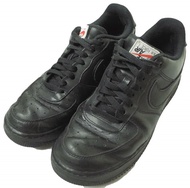 二手 Nike Air Force 1 Low '07 QS 運動鞋（AH8462-002，美國尺寸 9 (27cm)），黑色 Swoosh 系列。