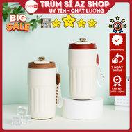 Ly inox coffee 500ml hiển thị nhiệt độ cao cấp Berm 2024