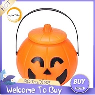 Pumpkin Candy Bucket,Halloween Pumpkin Bucket,Trick or Treat Pumpkin Bucket Jack Lantern Candy Baske