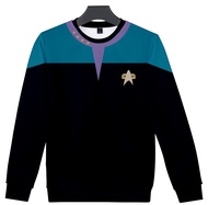 ภาพยนตร์ Star trek Hoodies 3D เสื้อคอยาวแขนยาวเสื้อผ้า Star trek คอสเพลย์ hoodie Plus ขนาดสำหรับชาย streetwear