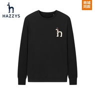 High-quality Hazzys Haggis Sweater Casual Crew Neck Pullover Long Sleeve Top  0519