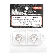CRtoys Kyosho Mini-Z Multi Wheel II Narrow Offset 1.5 RE30 Rim 2 pcs White MZH131W-N15B