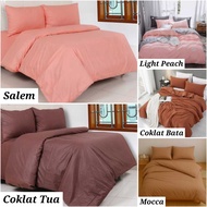 KATUN Bedcover Set Bedcover Only Plain Cotton Various Colors Beautiful Elegant Size Single Double 90