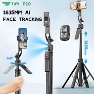 TNW P10 Face Tracking Gimbal stabilizer Quadrapod 360°rotation Selfie Stick with Detachable Phone Cl