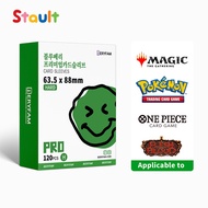 120 Sheets Beryfam Sleeve Cover Outer Layer Card Holder 63.5x88 Clear Envelope Pokemon Glass Blueber