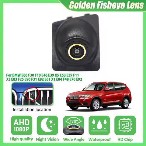 AHD HD 1080P Car Front View Camera For BMW E60 F30 F10 E46 E39 X5 E53 E39 F11 X3 E83 F25 E90 F31 E82