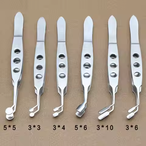 Massage Forceps Meibomian Gland Compressor Meibum Eye Plastic Surgery Eyelid Tools Stainless Steel