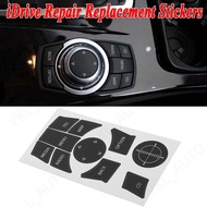 Button Repair Decal Sticker Kit Fit For BMW iDrive 3 Series E90 E92 E93 5 Series